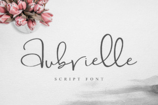 Aubrielle: A Script Font for Editorial Elegance