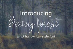 Beauty Forest: A Script Font for Editorial Elegance
