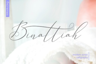 Binattiah: A Modern Script Font for Digital Branding
