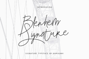 Blenheim Signature: The Font That Elevates Your Brand
