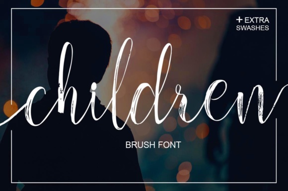 Children: A Delicate Script Font for Editorial Charm