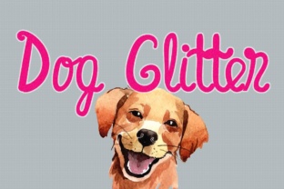 Dog Glitter: A Playful Script Font for Dynamic Digital Content
