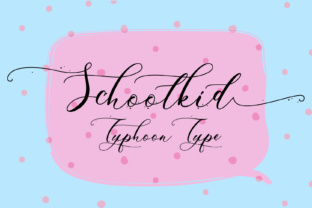 Font Choice That Speaks Volumes: Schoolkid in Action