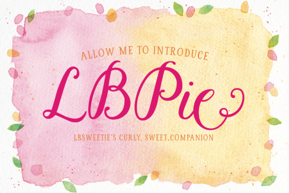 Font That Feels Like a Handwritten Note: LBPie for Real Business Branding