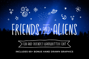 Friends and Aliens: A Font That Brings Nostalgia to Modern Design