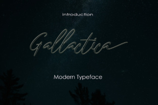 Gallactica: A Script Font That Elevates Campaigns