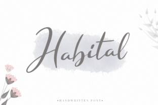 Habital: A Script Font for Editorial Design and Branding