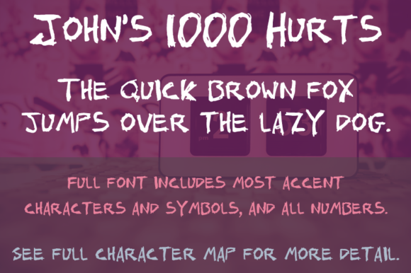 John’s 1000 Hurts: A Font That Speaks to Your Brand