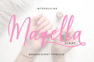Maqella: A Script Font for Editorial Elegance