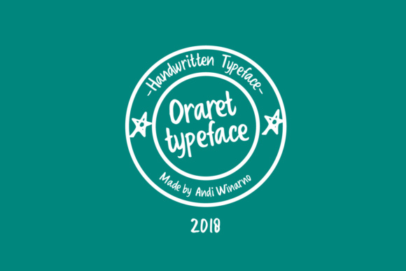Oraret: A Handwritten Font for Crafting with Character