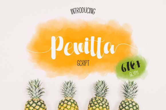 Pevitta: A Handwritten Font for Editorial Elegance