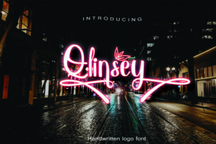 Qlinsey: A Clean Handwritten Font for Modern Branding