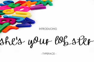 She’s Your Lobster: A Script Font for Casual Branding
