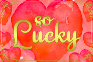 So Lucky: A Script Font for Editorial Elegance