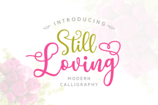 Still Loving: A Script Font That Elevates Every Craft Project