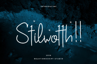 Stilwotth: A Script Font for Web Design and Branding
