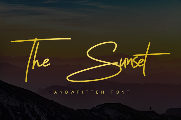 The Sunset Font: A Modern Handwritten Style for Dynamic Digital Campaigns