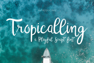 Tropicalling: A Script Font That Brings Tropical Charm to Digital Design